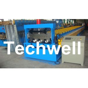PLC Control Deck Roll Forming Machine For Floor Decking Panel, Metal Decking