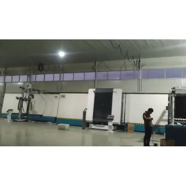 3-15mm Flat Insulating Glass Production Line With 3 Pairs Low E Soft Washing
