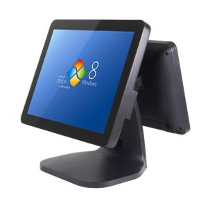 Professional Flat Double Side Dual Screen Pos 15.6 Inch With Fast Heat Emission