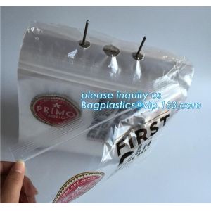Custom Design Deli Saddle Zip Lock Bag, Virgin LDPE Reclosable Plastic k saddle