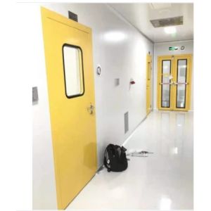 Cheap 1.0mm Frame Galvanized Steel Cleanroom Swing Door For Hospital Lab  Workshop for sale