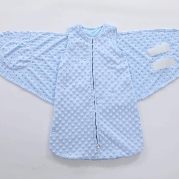 Polyester Minky Fleece Swaddle Blanket Newborn Baby Sleep Sack Swaddle Wrap
