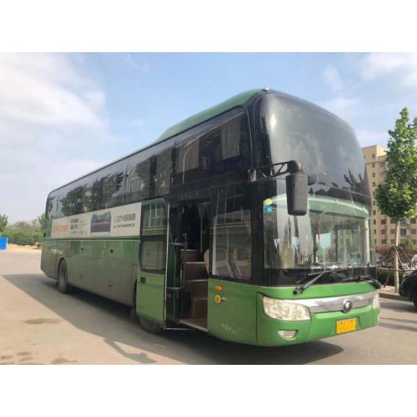 61 Seats High Roof Used Diesel Bus , YUTONG 247KW Used Tour Bus 2012 Yea