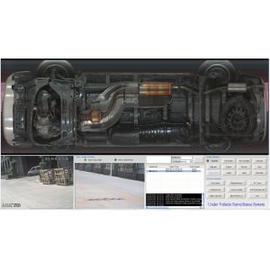 Cheap Coloured Permanent Under Vehicle Surveillance System With Self Cleaning System for sale
