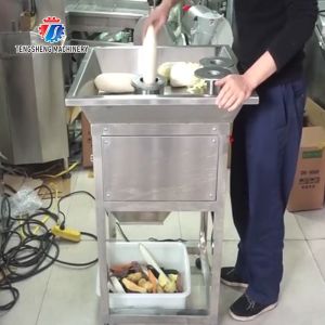 120KG Fruit and vegetable slicing machine eggplant and melon cutting long strip