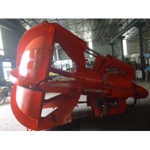 Swing Excavator Rotating Grapple for 3-6 Ton Rock Grapple/wood Grapple Black and