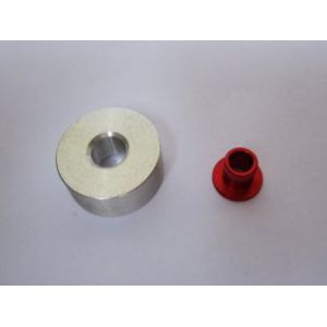 CNC Aluminum Anodized Bushing Custom Machining with Chrome Plating