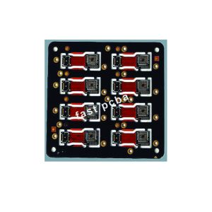 FR4 1.6mm 2 Layers Rigid Flex PCB with Immersion Gold for Connecting Two Chips