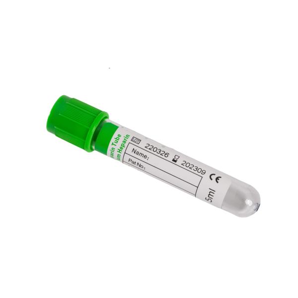 Quality 1ml 2ml Lithium Heparin Blood Collection Tubes Dark Green Lithium Heparin Tube wholesale