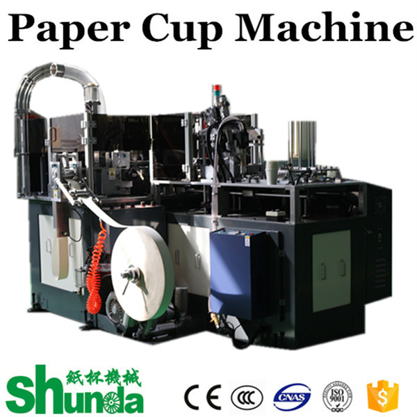 High Speed Automatic Single Wall Paper Cup Machine For Hot And Cold Paper Cups