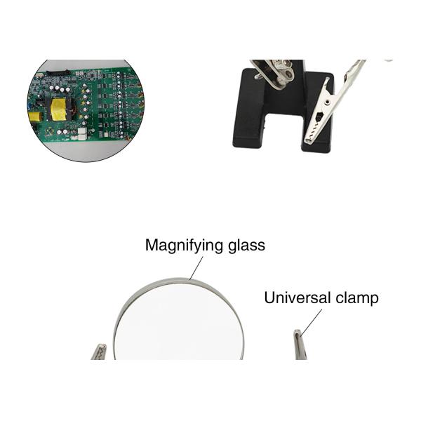 Worktable Welding Magnifier Electric Soldering Iron Shelf Base