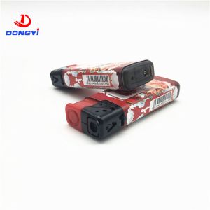 Custom Logo Refillable Plastic Cigarette Lighter Gas Lighters Encendedores