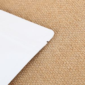 Aluminized White k Kraft Paper Bag Self Supporting Zipper Bag