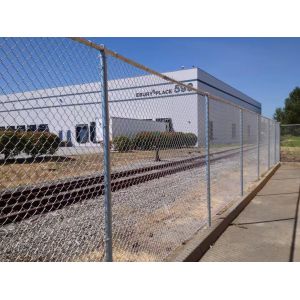 Vidaxl Mesh 50x50mm 11.5 Gauge Chain Link Fence Wire 2.50mm 4 Ft X 50 Ft