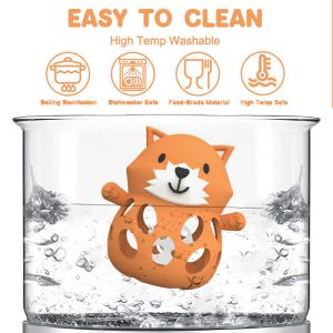 Animal Fox And Bear Medical Grade Relief for Babies 0-6 Months Soothes Teething