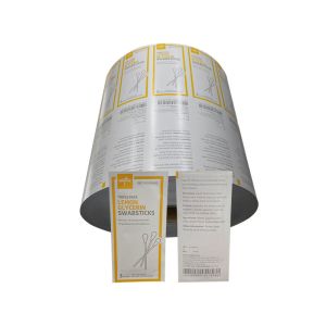 Wet Aluminum Film Roll for Flexography Printing 0-9 Color Aluminum Foil Paper by