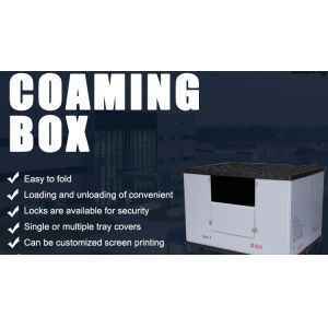 Large plastic storage coaming box