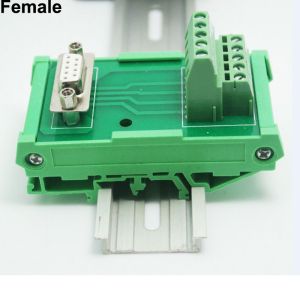 DB9 D Sub 9 Pin Single End Male Female Connectors Terminal Block Breakout Board