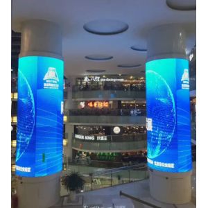 240x120mm Custom Shape Led Screen P2 P3 P4 Cylinder Led Display