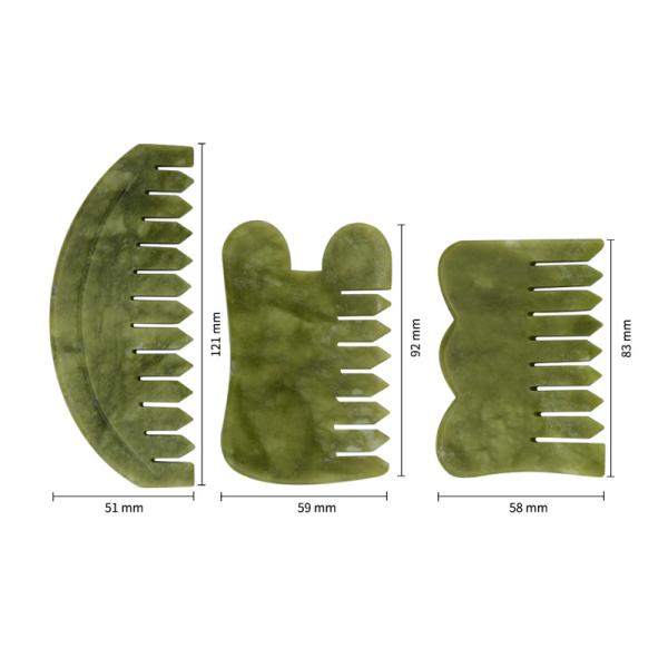 Quality Green Jade Comb Gua Sha Comb wholesale