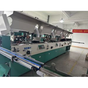 1-12 Color Linear Type Multicolor Screen Printing Machine For Glass Bottles