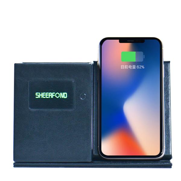 Quality Custom Wireless Charging Leather Office Pen Holder Executive Multipurpose Cute wholesale