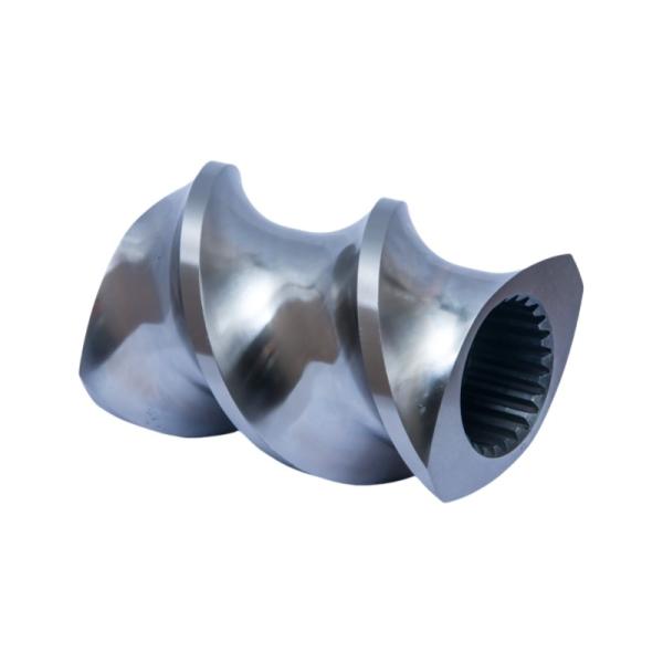 Quality Mirror Surface Twin Screw Extruder High Hardenability Double Flighted Conveyor Screw Element wholesale