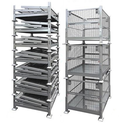 Quality Storage Wire Pallet Container Stackable Wire Mesh Pallet Cage wholesale