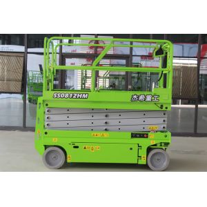 China Self Propelled Mobile Hydraulic Scissor Lift 8m Manlift For Building on sale
