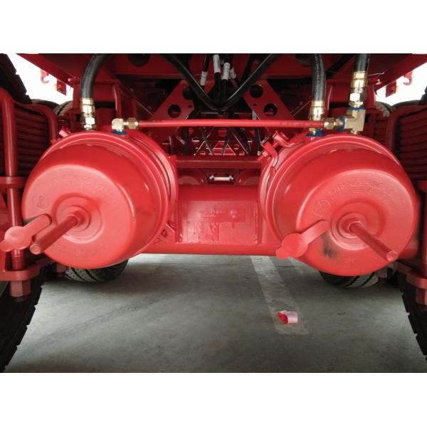 Heavy Duty Long Flatbed Semi Trailer 12R22.5 Radial Tyres For Cargo