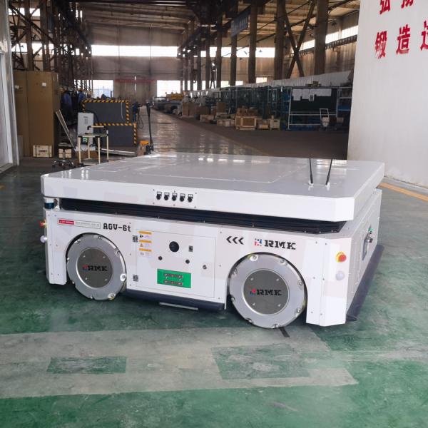 Hybrid Navigation AGV Automated Handling Cart Omnidirectional Mobile Transfer Cart