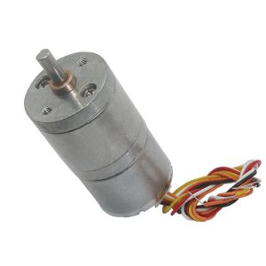 25mm BLDC Brushless DC Gear Motor 24V 2000RPM CCW CW Brake PMW Speed Control