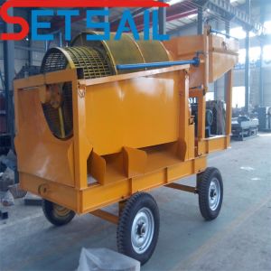 Cheap 2kw-10kw Lifting Power Set Sail River Iron Sand Selecting Machinery with Gold Chute for sale