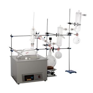 20 Liter Short Path Distillation Equipment Fractional Glass Distillation Kit