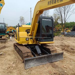 Shanghai Used Excavator Komatsu PC100 Digger Machine 10 Ton Operating Weight for