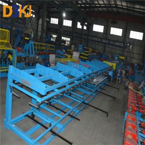 PLC Control System Floor Deck Roll Forming Machine Cr12 Roller Material