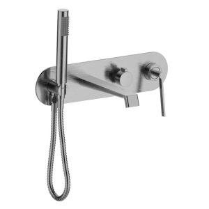 Concealed Brass Shower Faucet System with Headshower and Hand Shower Complete