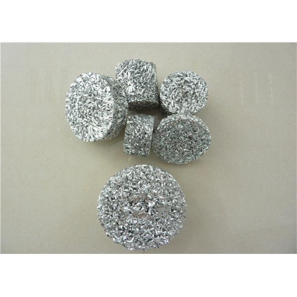 White Knitted Aluminum Foil Mesh Dia118mm Length Customized For Auto