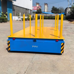 Steel Pipe Transportation Frame Transfer Cart Electric Battery Trackless