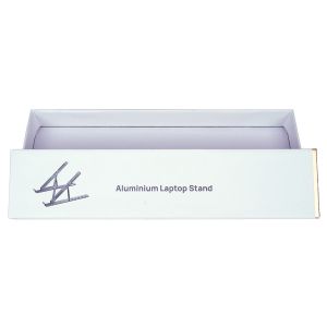Recyclable Custom boxes with logo packaging white cardboard Phone Holder Shelf