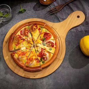 315 M Environmentally Friendly Bamboo Pizza Plate With Round Shape For Pizza