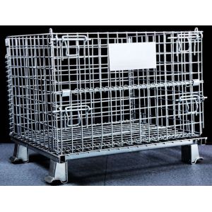 Folding Heavy 1000kg Metal Mesh Storage Cages