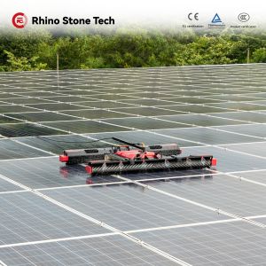 Smart Solar Cleaner Automated Solar Cleaning Robot with Automatic Water Spray