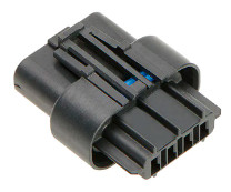 2077820004 4 Rectangular Connector Housing Black 0.142" 3.60mm Receptacle