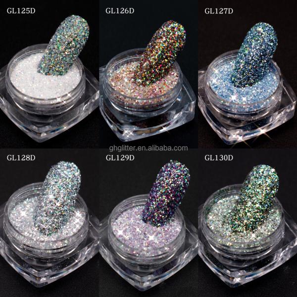 Bulk Polyester Iridescent Rainbow Confetti Glitter Hexagonal Sequins