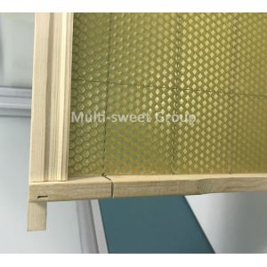 Beekeeping 483*448*159mm Honey Bee Frames With Wax Foundation