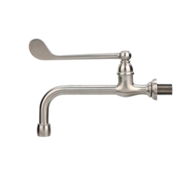 Stainless Steel 304 Material hospital Faucet Long Handle Faucet grifo mezclador de lavabo
