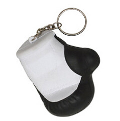 glove pu foam Stress keyring customed logo