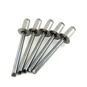 Self-Plugging Open End Decorating Fastener Nails with Pop Rivets Core Pulling