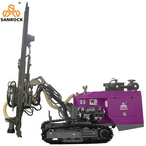 Air Consumption 5-8m3/min Top Hammer DTH Drilling Rig for Hydraulic Mining and